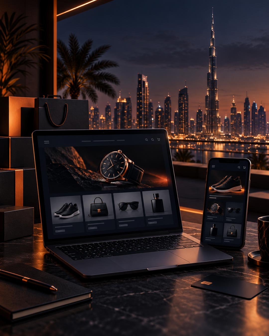 E-commerce store and brand launch in the UAE